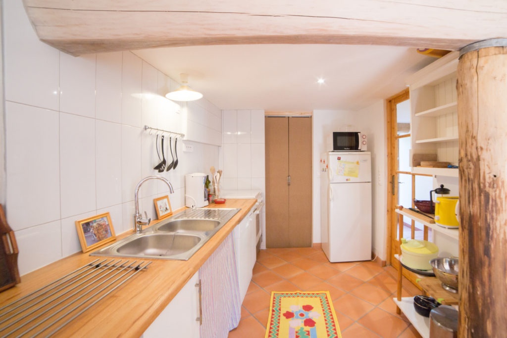 Cuisine du Gîte gramaxto Saint-Laurent-de-Cerdans Pyrénées